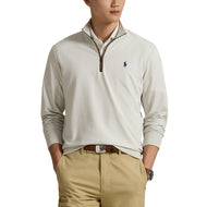 Polo Performance Ralph Lauren Fine Gauge Terry Half Zip - Stone Pebble