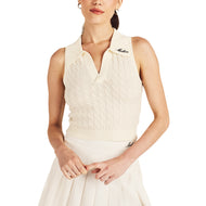 Malbon Women's Freya Knitted Golf Vest - Canvas