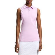 J.Lindeberg Women's Dena Sleeveless Golf Polo Shirt - Orchid Bouquet