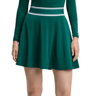 J.Lindeberg Women's Aella Flared Golf Skirt - Forest Biome