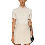 J.Lindeberg Women's Izara Golf Polo Shirt - Moonbeam