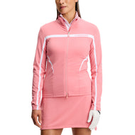 J.Lindeberg Women's Janice Full Zip Golf Mid-Layer - Flamingo Plume