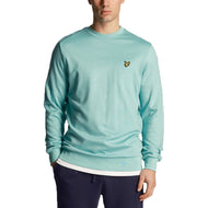 Lyle&Scott Fly Fleece船员脖子 - 绿松石蓝绿色