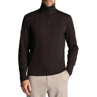 Lyle&Scott Tonal Eagle Tech 1/4 Zip Midlayer -Jet Black