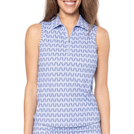 Golftini Women's Cool Girl Sleeveless Golf Polo Shirt - Nauti & Nice