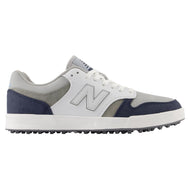 New Balance 480 Spikeless Wide (2E) Golf Shoes - White/Navy