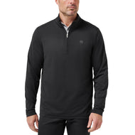 Travis Mathew Heater Pro Golf 1/4 Zip - Black