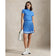 RLX Ralph Lauren Women's Short Sleeve Mock Neck Pullover - Summer Blue