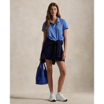 RLX Ralph Lauren Women's Tour Pique Bear Polo - Summer Blue