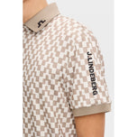 J.Lindeberg Tour Tech 印花高尔夫 Polo 衫 - Bridge Stack Brindle