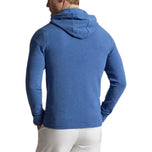 RLX Ralph Lauren Performance Waffle Knit Golf Hoodie - Fog Blue Heather
