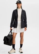 J.Lindeberg Women's Harlow Print Golf Skirt - Bridge Stack White Moon