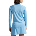 RLX Ralph Lauren Women's Stretch Jersey Quarter-Zip Pullover - Sutton Blue