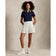 RLX Ralph Lauren Women's Tour Pique Knit-Collar Polo Golf Shirt - Refined Navy/Tiller Green Multi