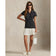 RLX Ralph Lauren Women's Printed Lightweight Airflow Golf Shirt - Polo Black Polka Dot