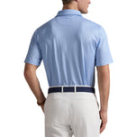 RLX Ralph Lauren 印花轻质气流高尔夫 Polo 衫 - 办公室蓝色 Divot 点