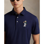 RLX Ralph Lauren Polo Bear Airtech Pique Golf Polo Shirt - Refined Navy