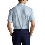RLX Ralph Lauren Printed Lightweight Airflow Golf Polo Shirt - Office Blue Wedge Floral