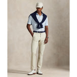 RLX Ralph Lauren Printed Lightweight Airflow Golf Polo Shirt - Office Blue Boogey Texture