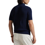 RLX Ralph Lauren Cotton Coolmax Knitted Golf Polo Shirt - Refined Navy
