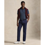 RLX Ralph Lauren Tailored Fit Printed Airflow Golf Polo Shirt - Refined Navy Dice Game