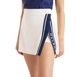 Malbon Women's Baseline Golf Skort - White