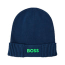 BOSS Asic Cotton Golf Beanie - Teal