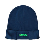 BOSS Asic Cotton Golf Beanie - Teal