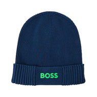 BOSS Asic Cotton Golf Beanie - Teal
