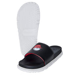 Malbon Buckets Slides - Black/Red