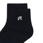 Malbon Women's Capri Ankle Golf Socks - Black