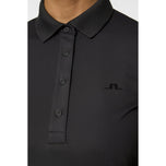 J.Lindeberg Women's Cassie Golf Polo Shirt - Asphalt
