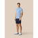 Castore Pinnacle Engineered Knit Polo Golf Shirt - Sky Blue/Midnight Navy
