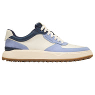 Cole Haan GrandPrø Crossover Waterproof Wide Golf Shoes - Ivory/Navy