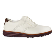Cole Haan 女式 ØriginalGrand Saddle 高尔夫球鞋 - 象牙色/FF/BLDSTNE