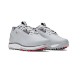 Under Armour Drive Fade 2 Spikeless Golf Shoes - Mid Grey/Metallic Silver