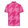 Eastside Golf Snap Placket Houndstooth Polo Shirt - Fuschia