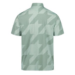 Eastside Golf Snap Placket Houndstooth Polo Shirt - Sage
