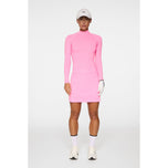 J.Lindeberg Women's Ella Compression Golf Shirt - Eosine Pink