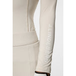 J.Lindeberg Women's Ella Compression Golf Shirt - Moonbeam