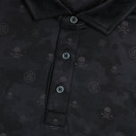 G/Fore Icon Camo Tech Jersey Golf Polo Shirt - Onyx