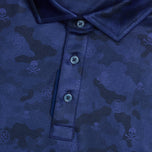 G/Fore Icon Camo Tech Jersey Golf Polo Shirt - Twilight