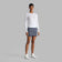 G/Fore Women's Pointelle G Crewneck Golf Sweater - Snow