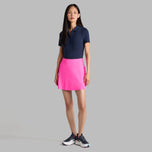 G/Fore 女式罗纹高科技尼龙高尔夫 Polo 衫 - 暮光色