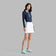 G/Fore Women's Silky Tech Nylon Lined A-Line Golf Skort - Snow