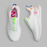 G/Fore 女式 MG4+ O2 穿孔高尔夫球鞋 - 雪地/多色