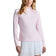 G/Fore Women's Silky Tech Nylon 1/4 Zip Golf Pullover  - Blush