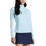 G/Fore 女式丝质科技尼龙 1/4 拉链高尔夫套头衫 - Daybreak