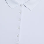G/Fore 女式罗纹科技尼龙高尔夫 Polo 衫 - 雪色