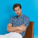 G/Fore Hydrangea Tech Jersey Golf Polo Shirt - Twilight